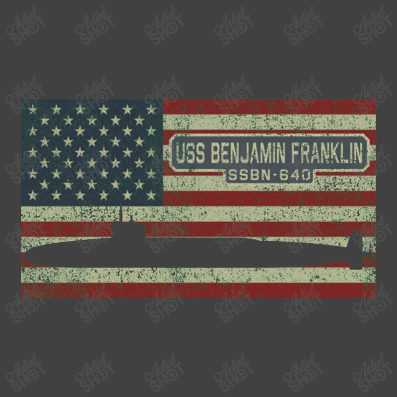 Uss Benjamin Franklin Ssbn 640 Fleet Ballistic Missile Submarine Vintage T-Shirt by naeshastores | Artistshot