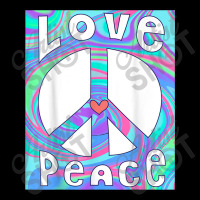 Peace Sign Love T Shirt 60s 70s Tie Die Hippie Costume Characters Vide V-neck Tee | Artistshot