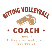 Sitting Volleyball Coach Definition Funny Volleyball Player T Shirt Long Sleeve Baby Bodysuit | Artistshot