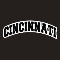 Cincinnati Ohio Varsity Style Vintage Red Tank Top Tank Top | Artistshot