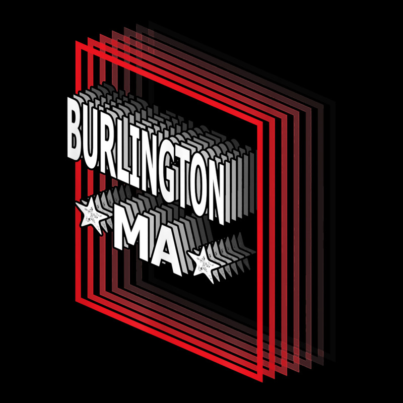 Retro Vaporwave Burlington Massachusetts Ma T Shirt Pocket T-shirt | Artistshot