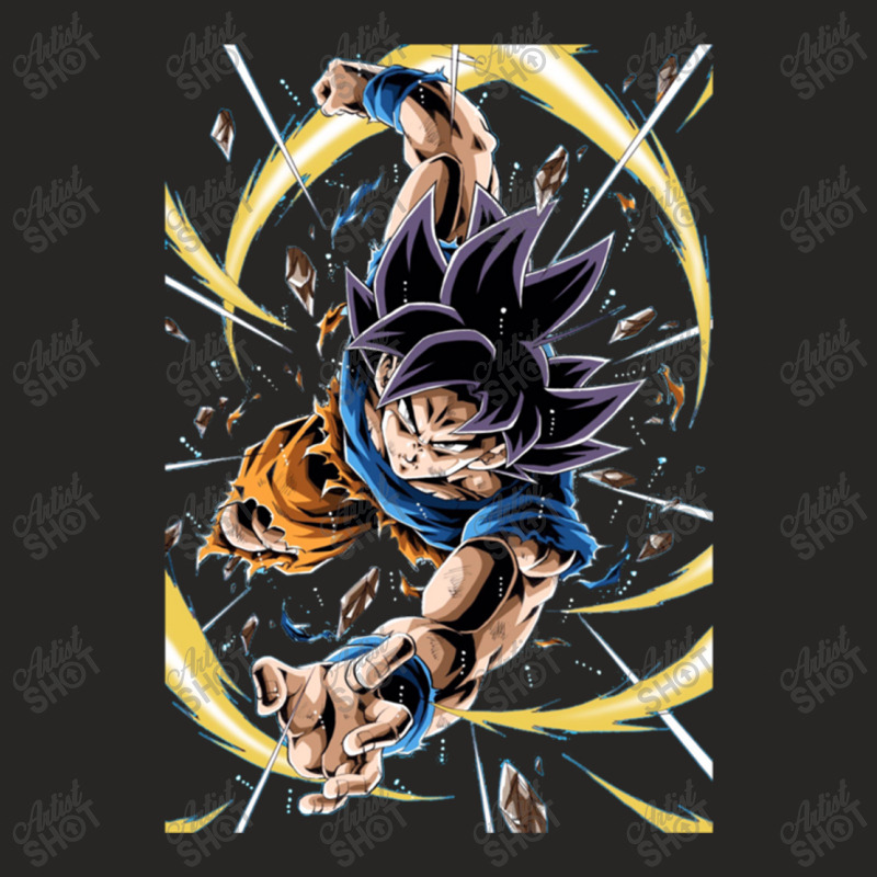 Son Goku Ultra Instinct Grey Eyes Ladies Fitted T-Shirt by Ha Thu | Artistshot