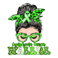 Women Messy Bun Lymphoma Cancer Warrior Gifts T Shirt Zipper Hoodie | Artistshot