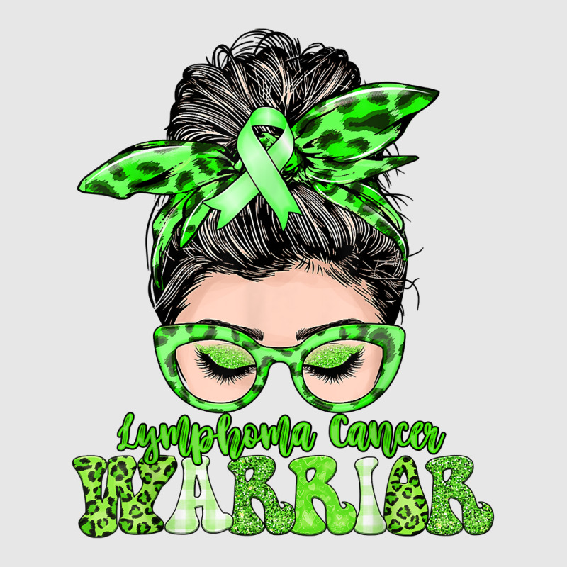 Women Messy Bun Lymphoma Cancer Warrior Gifts T Shirt Unisex Jogger | Artistshot