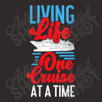 Womens Cruise Ship Vacation Living Life One Cruise At A Time Funny Men Racerback Tank | Artistshot