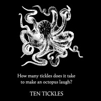 Ten Tickles Make An Octopus Laugh T Shirt Adjustable Cap | Artistshot