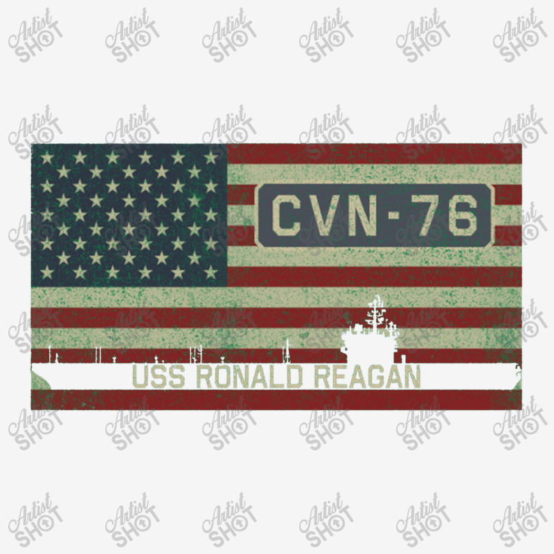 Uss Ronald Reagan Cvn 76 Vintage American Flag Gift Adjustable Cap by naeshastores | Artistshot