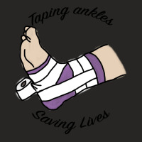 Taping Ankles Saving Lives Ladies Fitted T-shirt | Artistshot