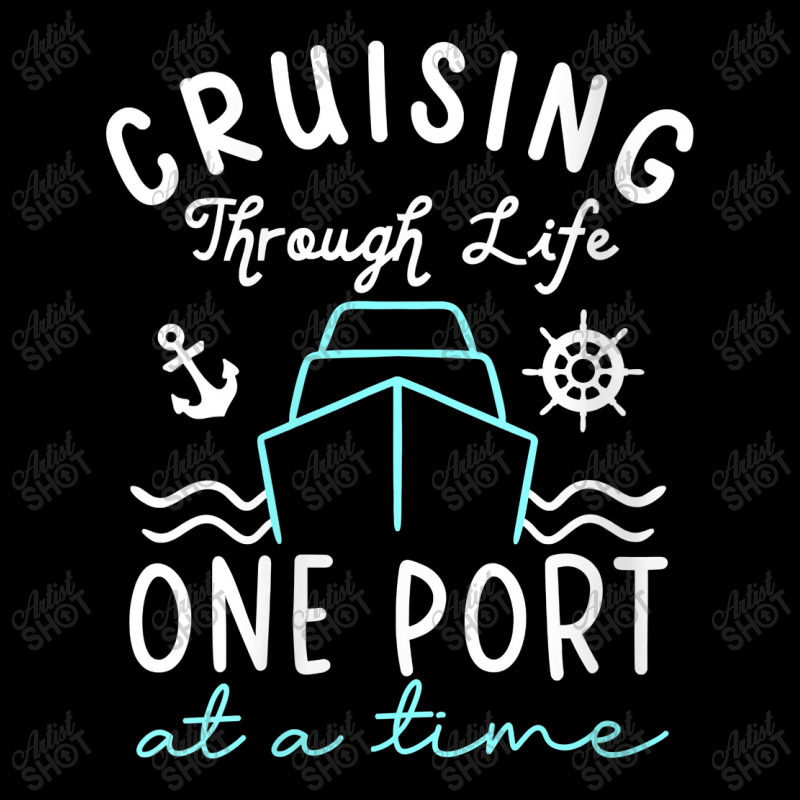 Womens Cruising Through Life One Port At A Time Cruise Squad My Favori Adjustable Cap by Brynlee-Everett | Artistshot