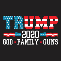 Trump 2020 God Family Guns Lovers Election Supporter Pullover Hoodie T-shirt | Artistshot