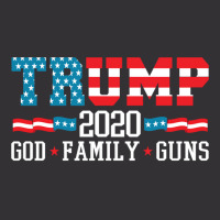 Trump 2020 God Family Guns Lovers Election Supporter Pullover Hoodie Vintage Hoodie And Short Set | Artistshot