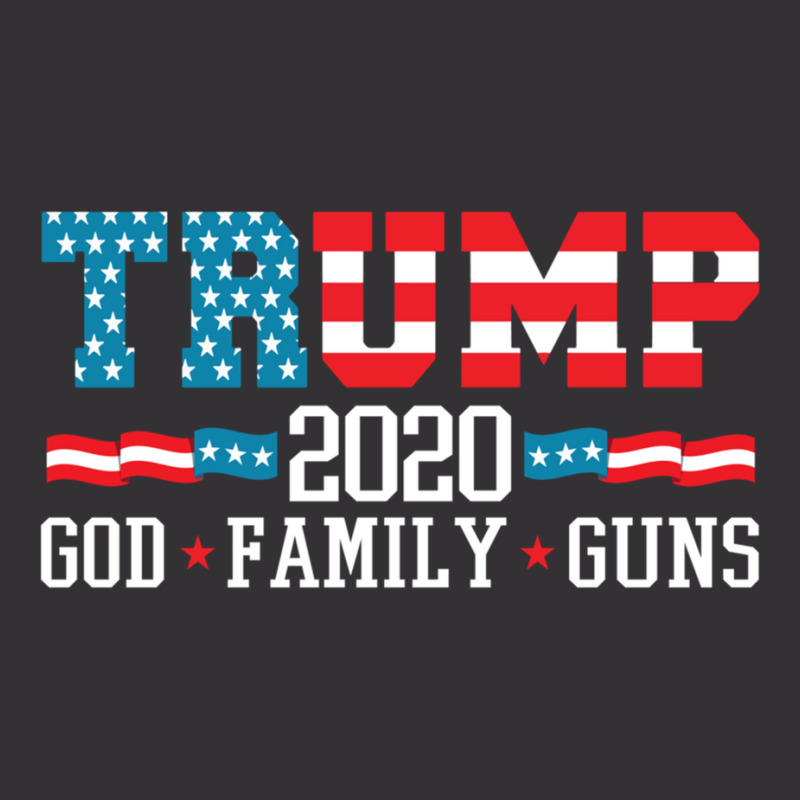 Trump 2020 God Family Guns Lovers Election Supporter Pullover Hoodie Vintage Hoodie And Short Set | Artistshot