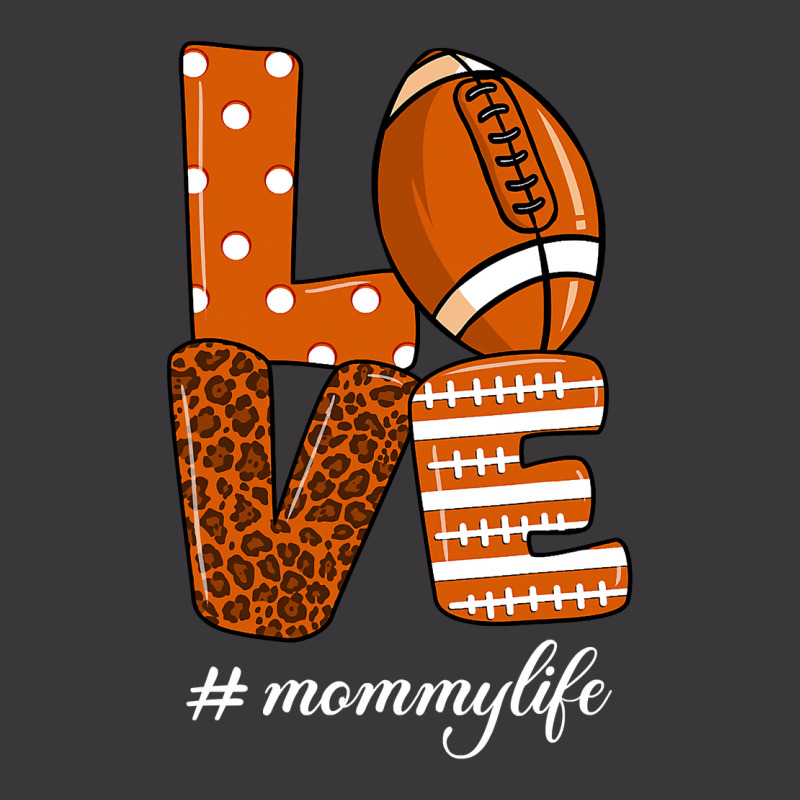 Football American Football Leopard Love Football Game Mommy Life Fall  Ladies Curvy T-Shirt by peafowl | Artistshot