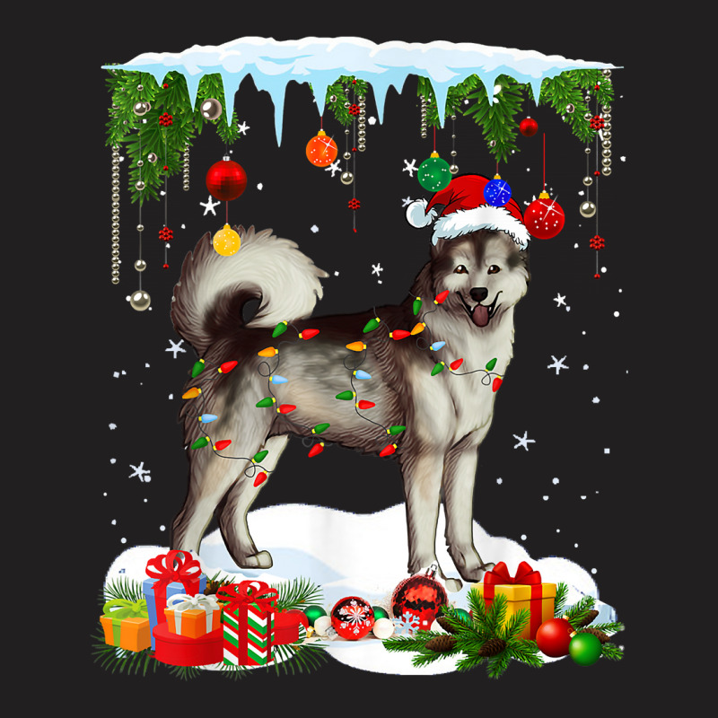 Funny Alaskan Malamute Dog Christmas Xmas Cute T Shirt T-shirt | Artistshot