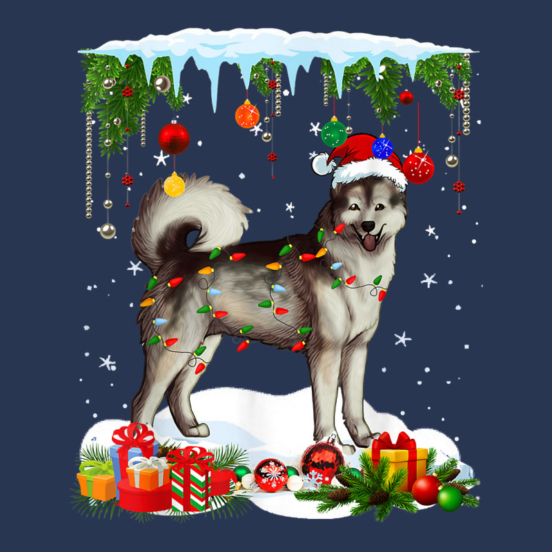 Funny Alaskan Malamute Dog Christmas Xmas Cute T Shirt Men Denim Jacket | Artistshot