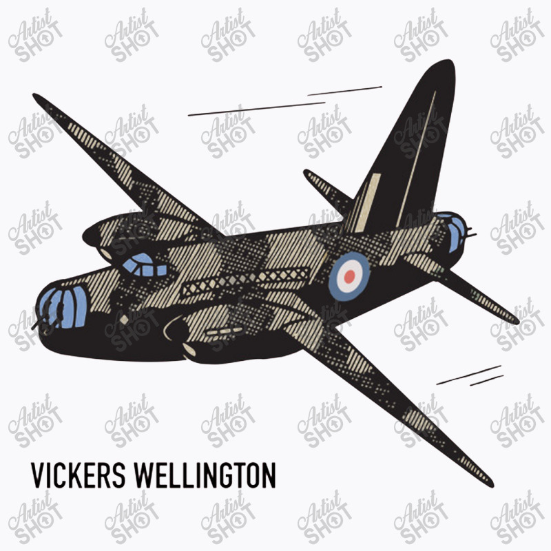 Wellington British Ww2 Bomber Plane Art T-shirt | Artistshot