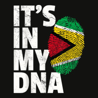 It's In My Dna Guyana Flag Pride National Country Roots Gift T Shirt Scorecard Crop Tee | Artistshot