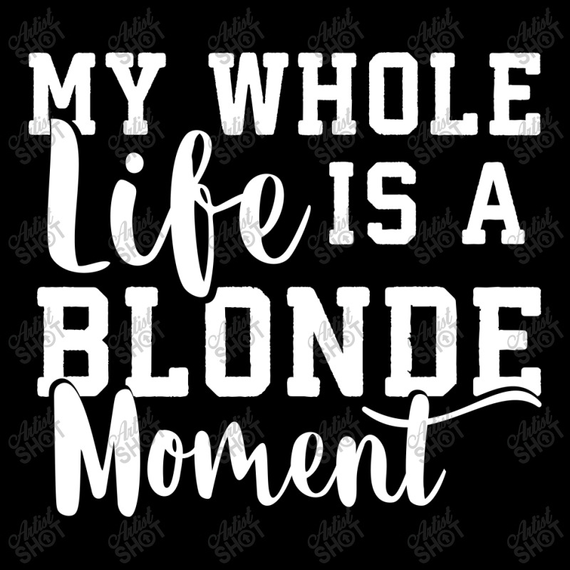 My Life Is A Blonde Moment Baby Bibs | Artistshot