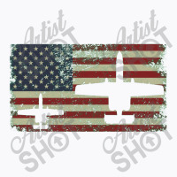 A 10 Thunderbolt Ii Warthog Plane Gift Us Flag T-shirt | Artistshot