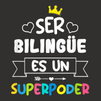 Ser Bilingue Es Un Superpoder Funny Maestra Spanish Teacher T Shirt Champion Hoodie | Artistshot