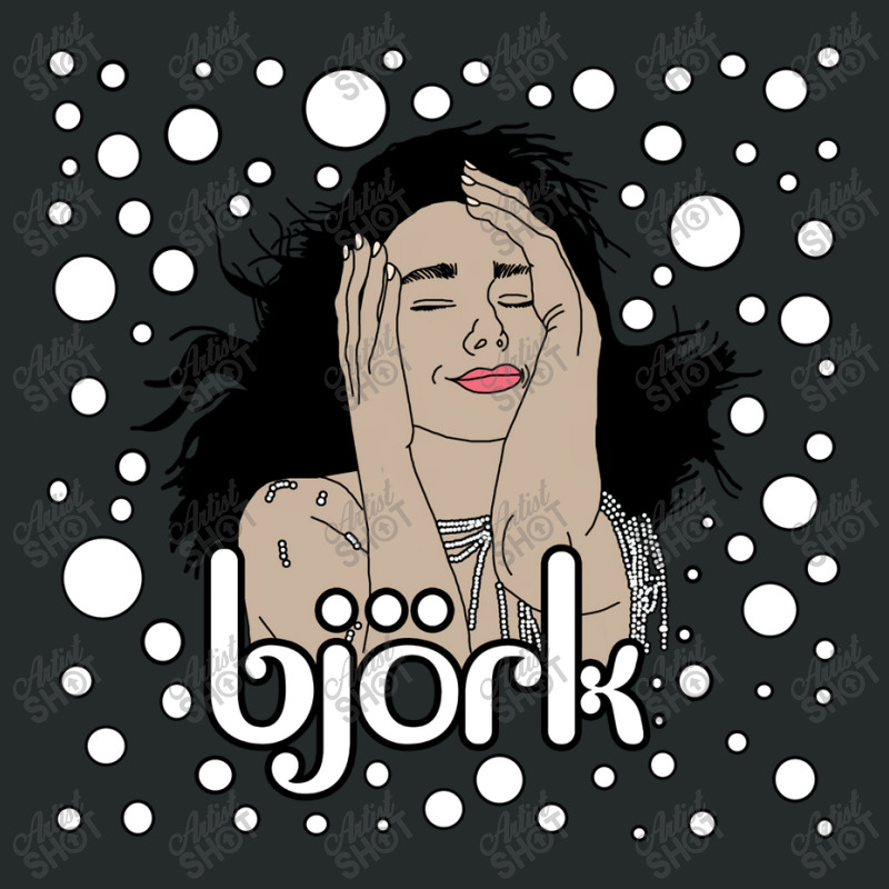 Vintage Graphic Bjorks Poster Women's Triblend Scoop T-shirt by Artist-Mauricio | Artistshot