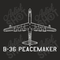 Convair B 36 Peacemaker Airplane Aircraft Blueprint Plane Ladies Fitted T-shirt | Artistshot