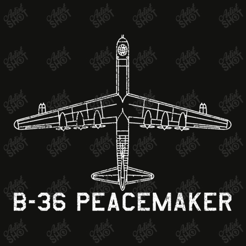 Convair B 36 Peacemaker Airplane Aircraft Blueprint Plane Scorecard Crop Tee | Artistshot