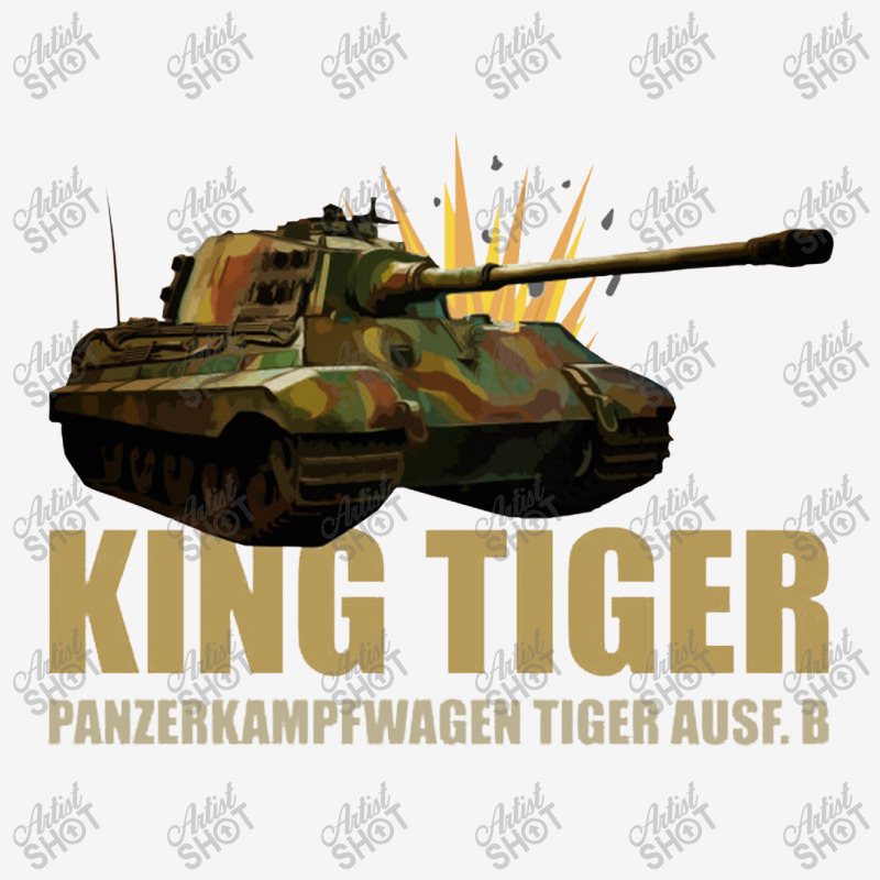 King Tiger Ii Panzer Tank World War Two German Army Baby Bibs by naeshastores | Artistshot