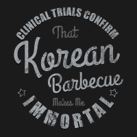 Clinical Trials Confirm   Vintage Korean Barbecue Theme T Shirt Full-length Apron | Artistshot