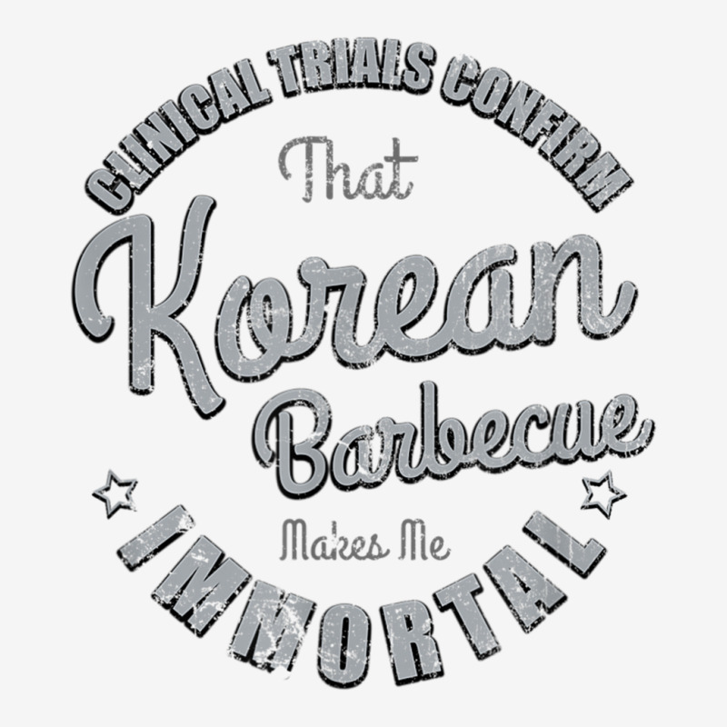 Clinical Trials Confirm   Vintage Korean Barbecue Theme T Shirt Silver Rectangle Keychain | Artistshot