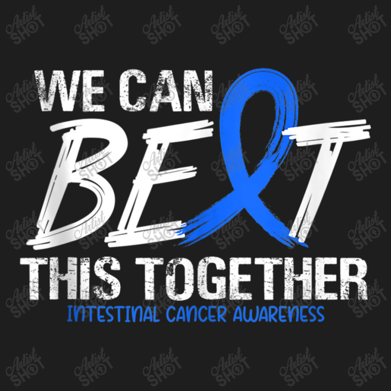 We Can Beat This Together Blue Ribbon Intestinal Cancer Classic T-shirt by LaytonDesign | Artistshot