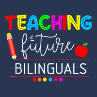 Teaching Future Bilinguals Spanish Teachers Back To School T Shirt Ladies Denim Jacket | Artistshot