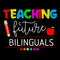 Teaching Future Bilinguals Spanish Teachers Back To School T Shirt Cropped Sweater | Artistshot