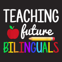 Teaching Future Bilinguals, Bilingual Spanish Teacher T Shirt Vintage Cap | Artistshot