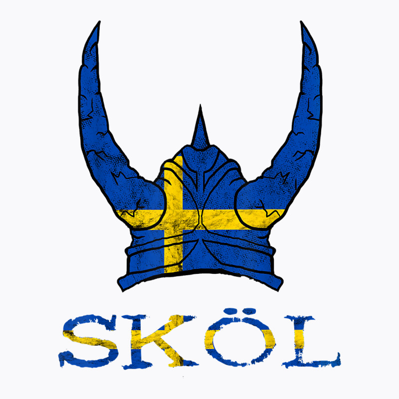 Skol Swedish Viking Helmet Sweden Nordic Northman Swede T Shirt T-shirt | Artistshot