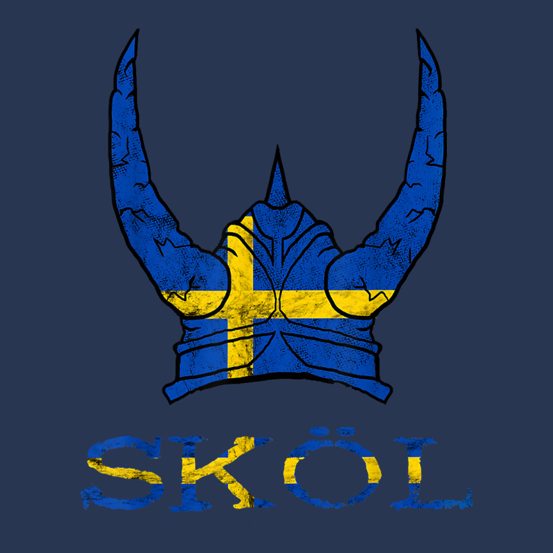 Skol Swedish Viking Helmet Sweden Nordic Northman Swede T Shirt Men Denim Jacket | Artistshot