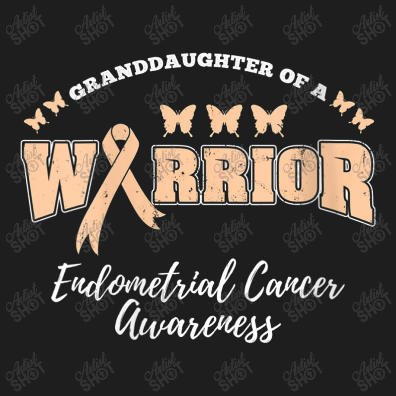 Womens Granddaughter Of A Warrior Endometrial Cancer Awareness Classic T-shirt by LaytonDesign | Artistshot