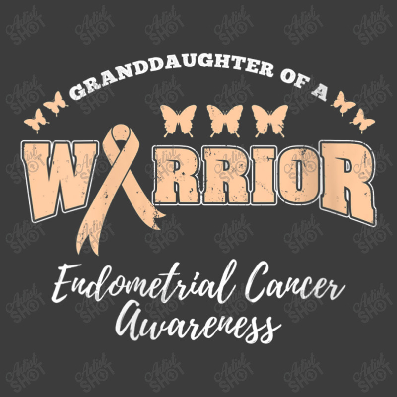 Womens Granddaughter Of A Warrior Endometrial Cancer Awareness Men's Polo Shirt by LaytonDesign | Artistshot