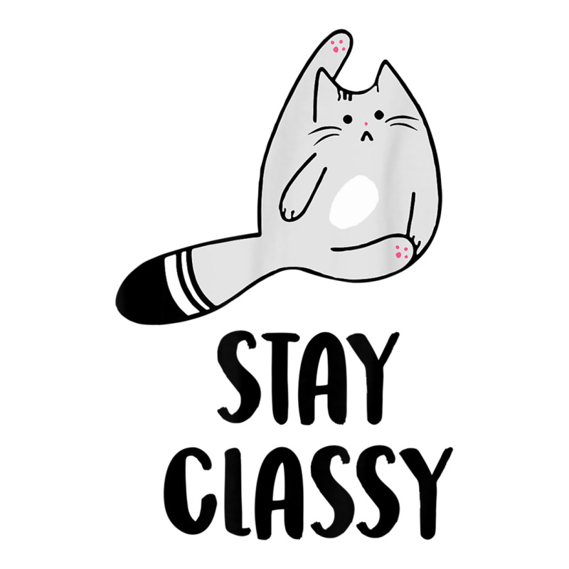 Cat Lover Tshirt Stay Classy Tshirt Animal Calssy Tshirt V-neck Tee | Artistshot