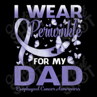 Womens I Wear Periwinkle For My Dad Esophageal Cancer Awareness Adjustable Cap | Artistshot