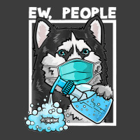 Siberian Husky Dog Wearing Facemask Hand Sanitizer Ew People Men's Polo Shirt | Artistshot