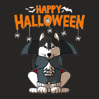 Siberian Husky Halloween Costume Dog Owner Premium Ladies Fitted T-shirt | Artistshot