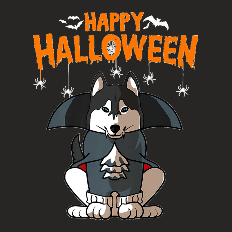 Siberian Husky Halloween Costume Dog Owner Premium Ladies Fitted T-Shirt by LeonelSalas | Artistshot