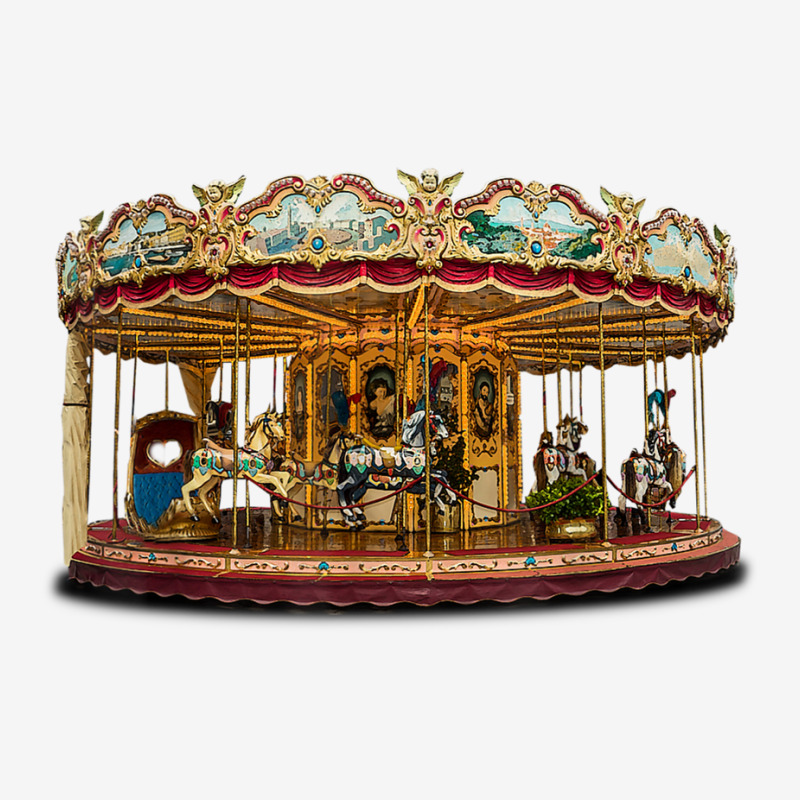 Beautiful Carousel Carnival Amusement Ride T Shirt Mousepad | Artistshot