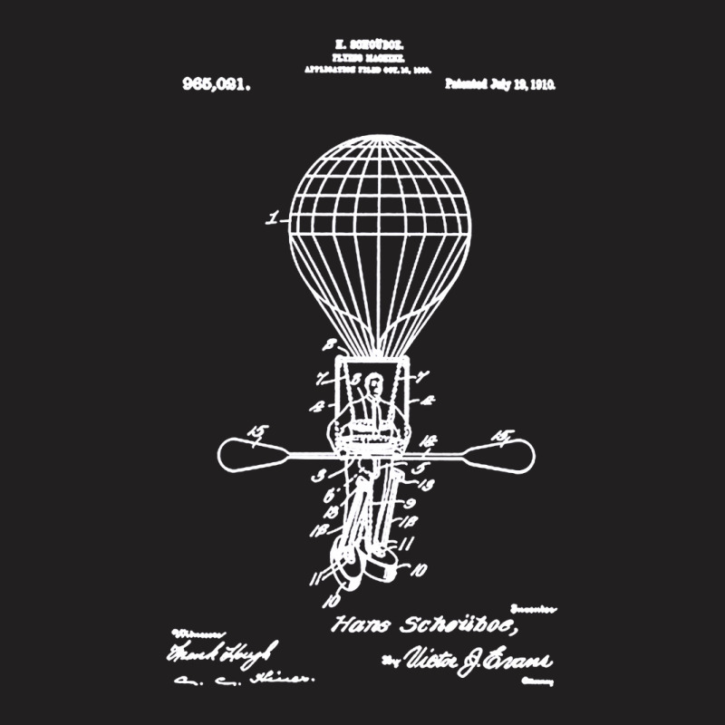 Flying Machine 1910 Patent, The Flying Machine 1910 Patent, Flying Mac T-shirt | Artistshot