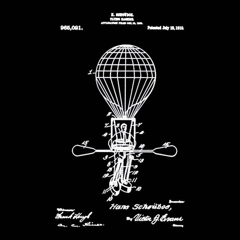 Flying Machine 1910 Patent, The Flying Machine 1910 Patent, Flying Mac V-neck Tee | Artistshot