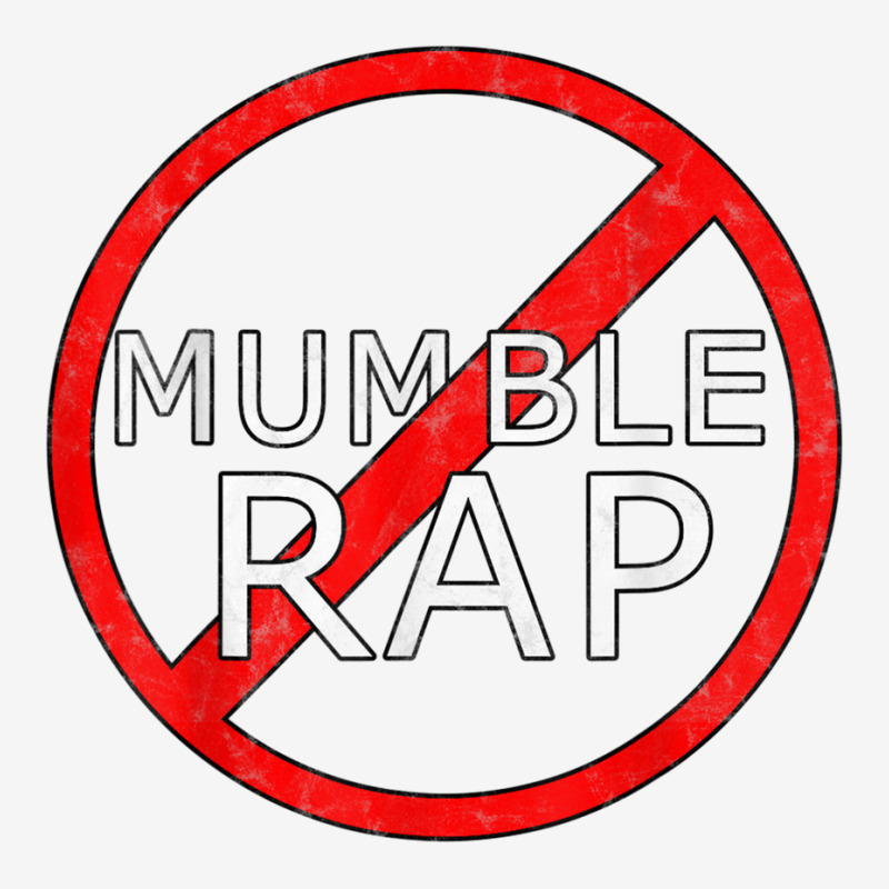 Stop Mumble Rap Hiphop Design Landscape Canvas Print | Artistshot