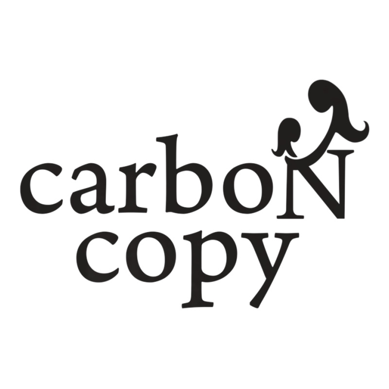 Menmommy Carbon Copy   Black Print Sticker | Artistshot