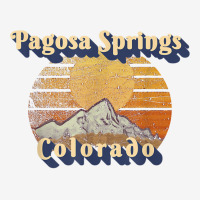 Pagosa Springs Colorado Retro Mountain Sunset Styled T Shirt Adjustable Cap | Artistshot