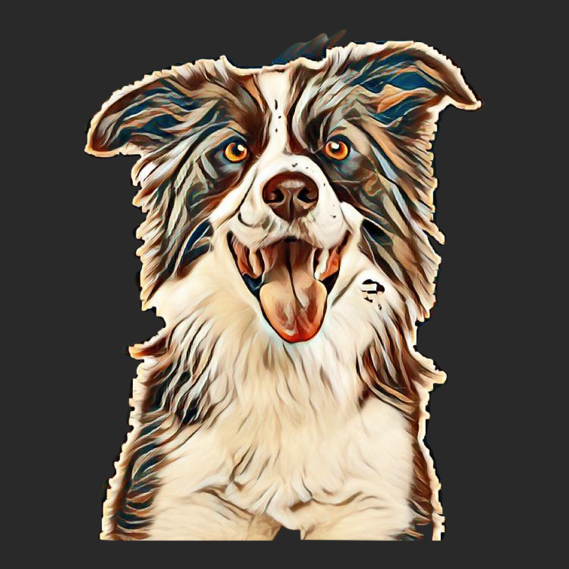 Close-up Of Border Collie, 1.5 Years Old, Looking At Camera Against Wh Toddler T-shirt by Kemnabi | Artistshot